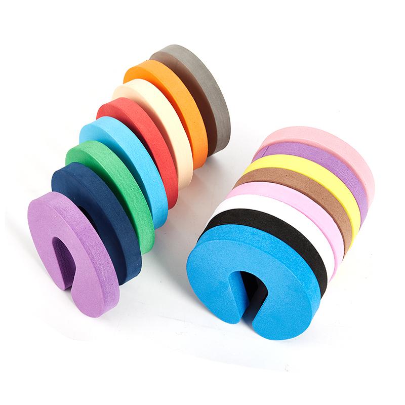 5Pcs Sicherheit Finger Schaum Tür Stopper Schlösser Kinder Schutz C Form Tür Clip