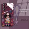 Graffiti Girls Applicable Samsung S24PLUS Mobile Case S23 Girls S22 Skin Friendly A55 Sense A54 All Inclusive A14