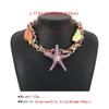 Starfish Shell Charm Choker Necklace Women Jewelry Bohemian Ethnic Statement Vintage Large Collar Necklace Female