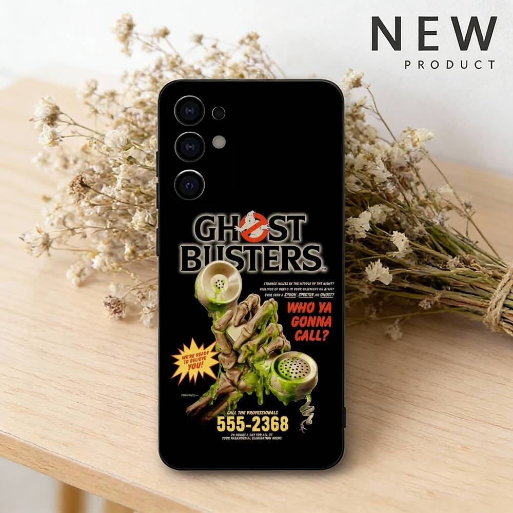 G-Ghostbusters Phone Case For Samsung S26,25,24,23,22,30,21,10,9,Ultra,Plus,Lite Black Soft Case