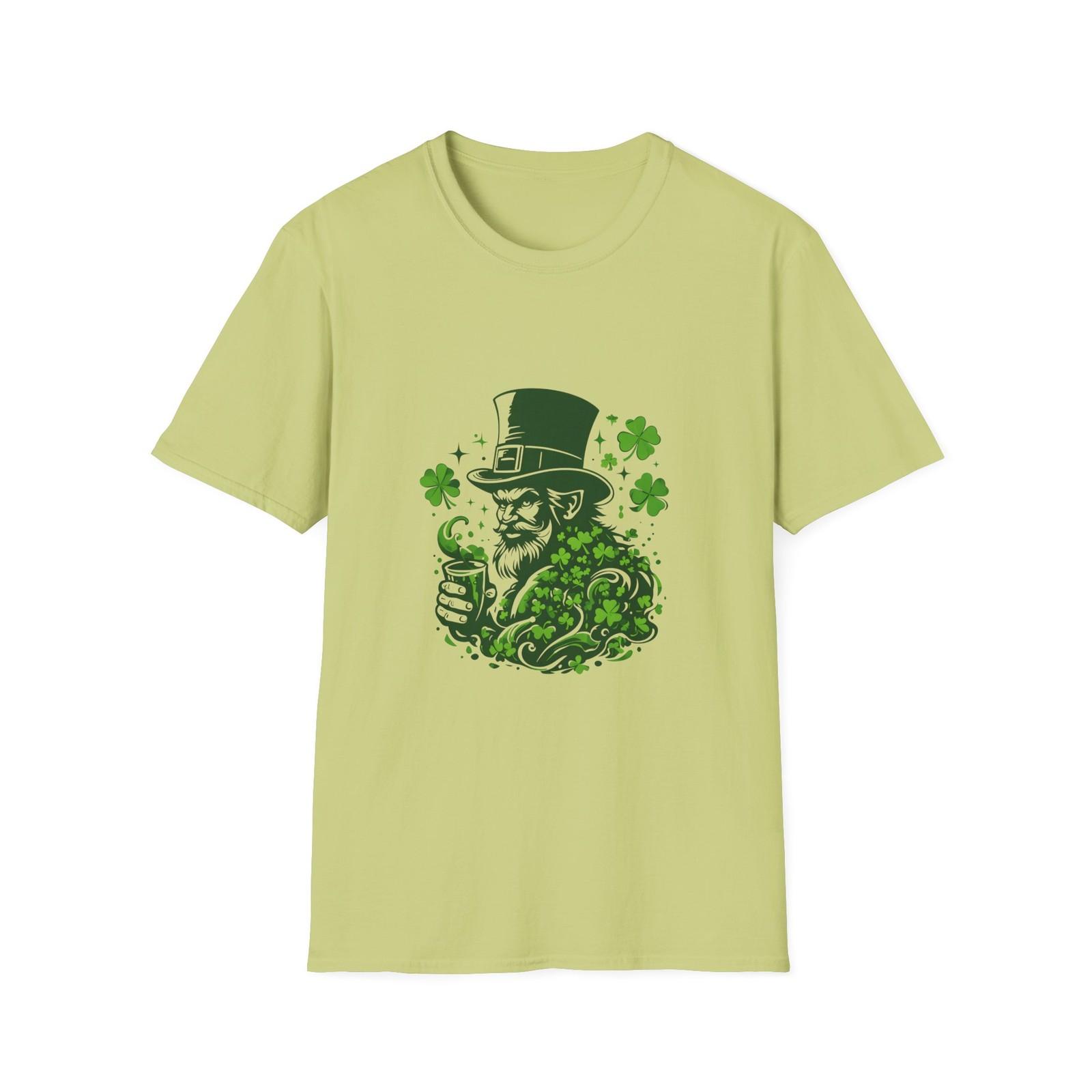 St. Patrick s Day Leprechaun T-Shirt | Irish Green Beer Shamrock Clover Tee 3XL