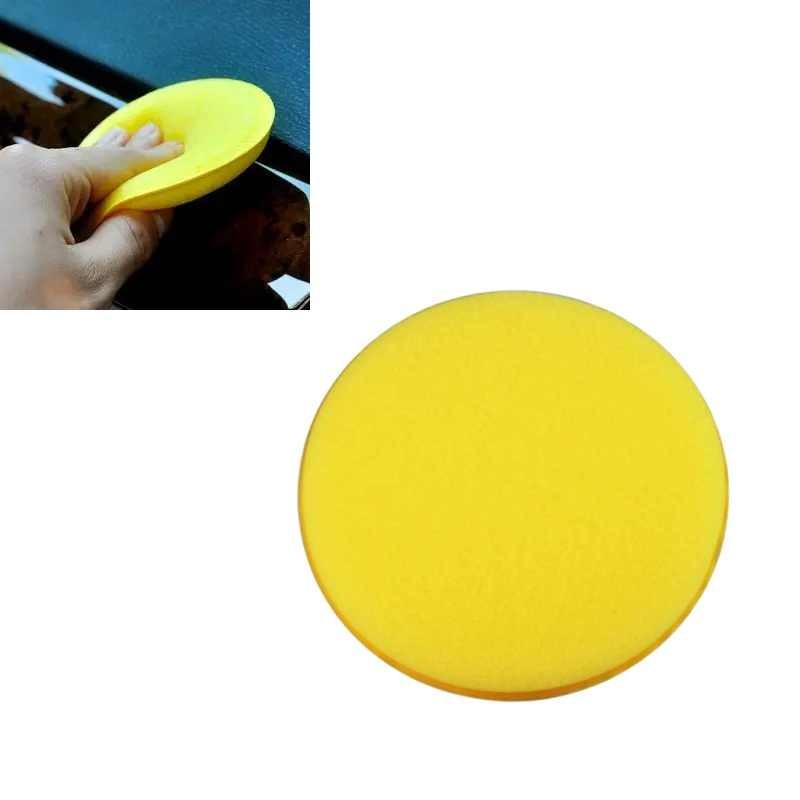 Cars Waxing Yellow Sponge Polishing Sponges Car Washing Tool Solid Durable Color