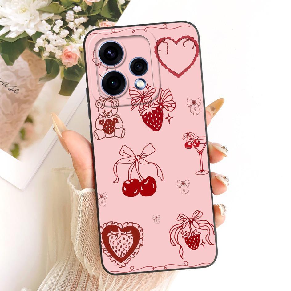 For OPPO Reno 15 5G Case Reno 15 Pro Cover CPH2813 CPH2825 New Stylish Flower Soft Silicone Phone Case For OPPO Reno15 15c Shell