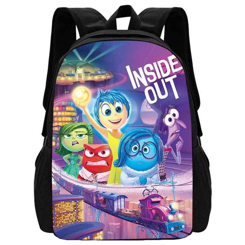 Adorable Cartoon Backpack For Kids Spacious Oxford Cloth School Bag For Grades 1-4