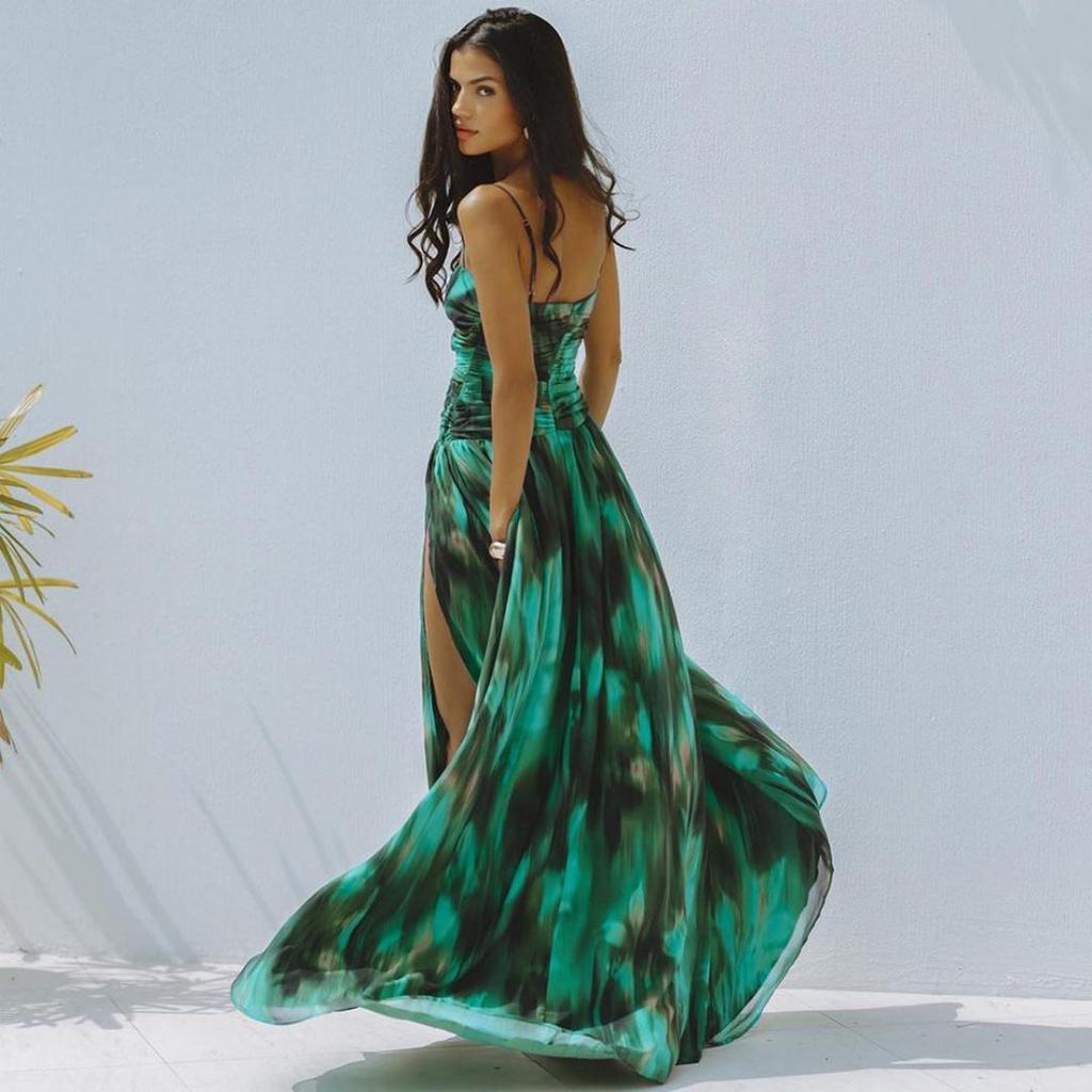 2025 Neue Mode 3D Floral Hochwertiger Einteiliger Badeanzug Rock Badeanzug Druck Bademode Frauen Schlankmachender Badeanzug Strandbekleidung