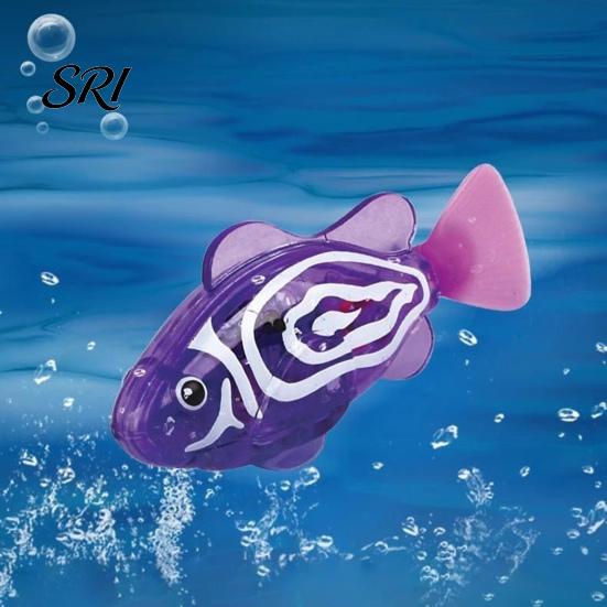 Glowing Bath Toy Water-Activated Electric Fish for Kids Interactive Robotic Swimming Magical Pool Tub Flashing Waterproof Fun Summer Gift Toddlers