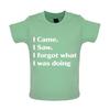 I Came Forgotten Saw What Was Doing - Kids Baby Kids Boys Girls Unisex T-Shirt / Bodysuit - Slogan