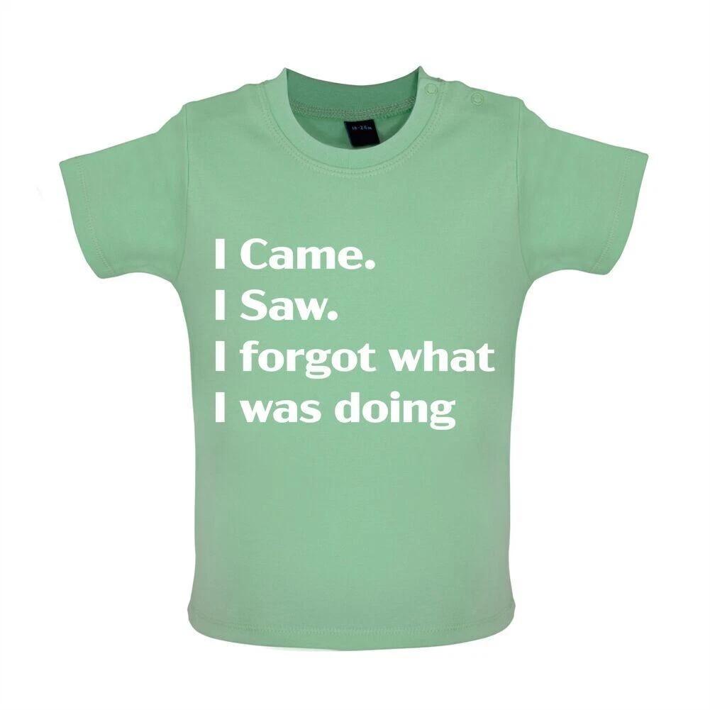 I Came Saw Forgot What Formerly Doing - Kids T-Shirt Tees Top - Fun Slogan 150