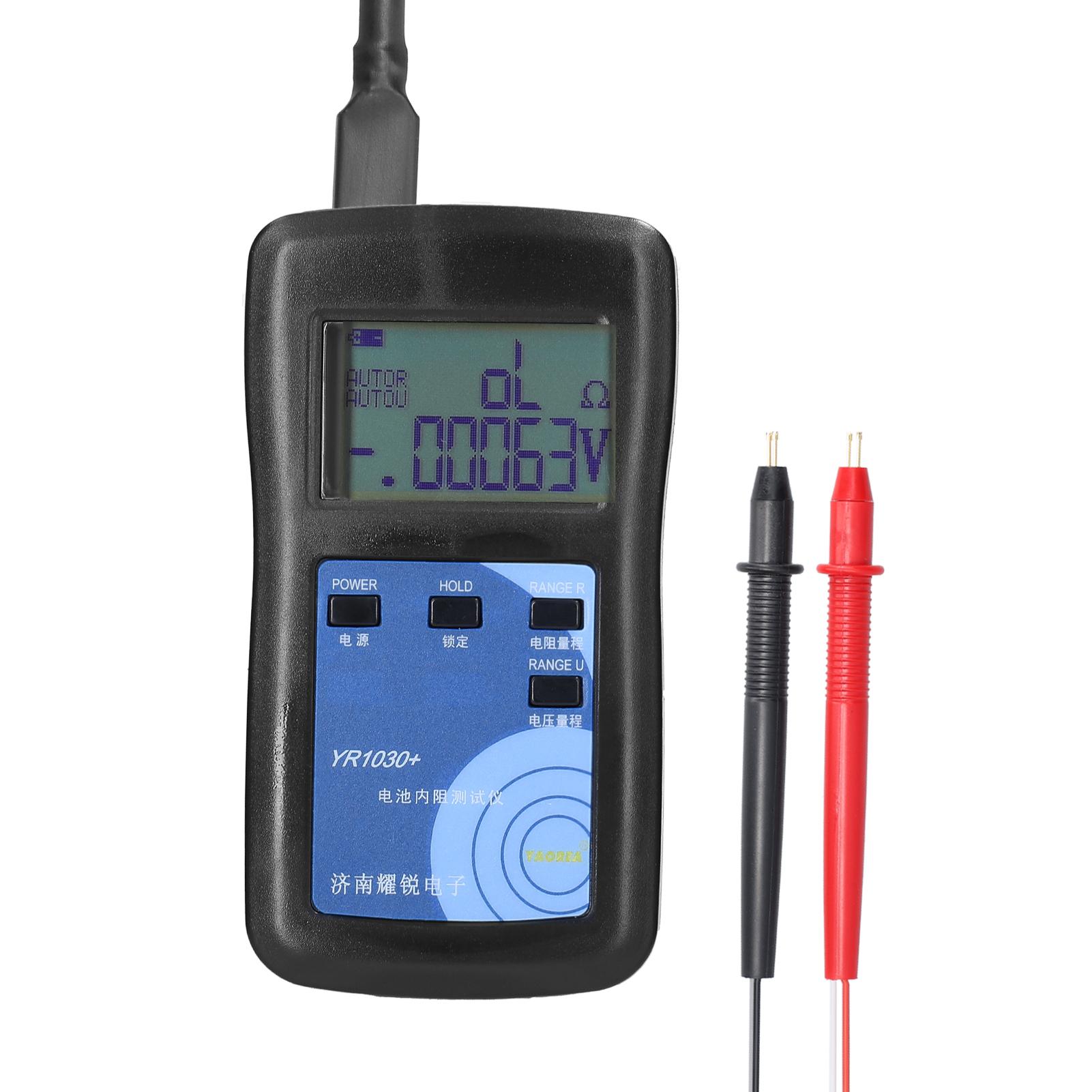 High Accurancy Lithium Battery Internal Resistance Test Instrument True 4-wire Battery Internal Resistance Teste Color: black