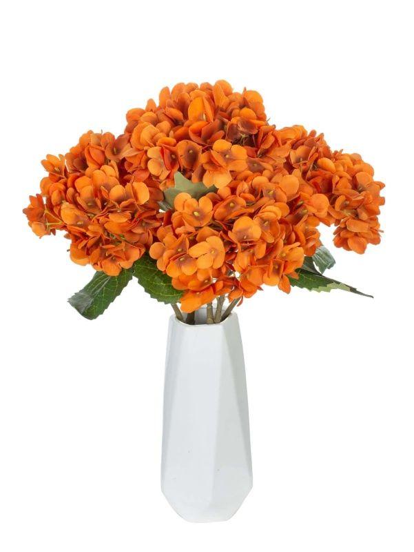 1pc Artificial Flowers Silk Hydrangea Bride Bouquets Wedding Home Festival Decorations Ornament Vase Plants Arrangements Diy Box