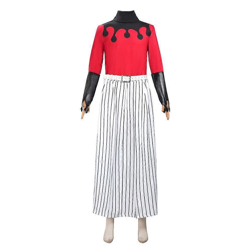 Demon Slayer Kimetsu No Yaiba Cosplay Kostüm Obere Mond Zwei Kimono Douma Anzug weniger