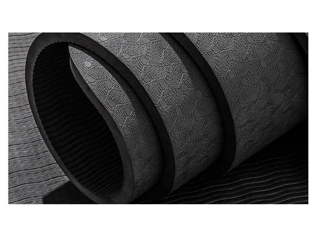 Verdickte und breite Yoga-Fitnessmatte für Herren, geeignet für Zuhause und Studentenwohnheim