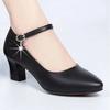 Fashion Ladies Shoes 2024 High Quality Buckle Strap Women's High Heels Fashion Shallow Office and Career Sexy Pointed Toe Heels Women