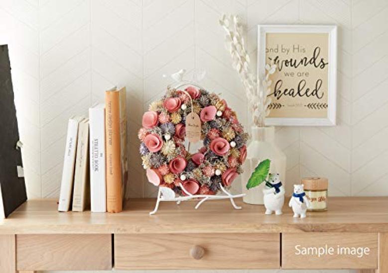 mamawreath C Christmas Christmas Ornament Flower Wreath Gift Wreath Entrance Present Eternal Meaning M 25cm x 6cm Glitter Ball [2025 Wreath] Size