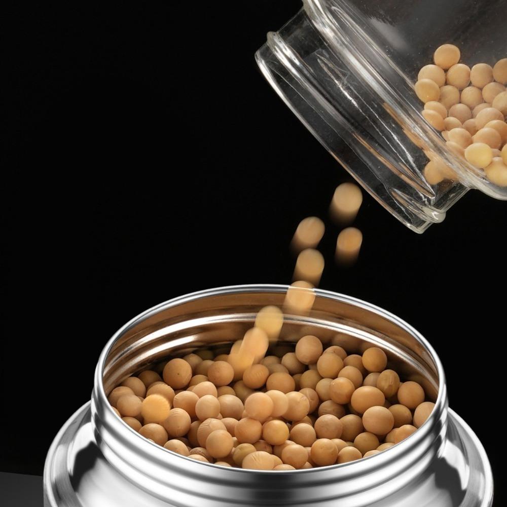 Moisture-Proof Stainless Steel Tea Jar 800/1000/1500/2000ML Jar Container Coffee Shop