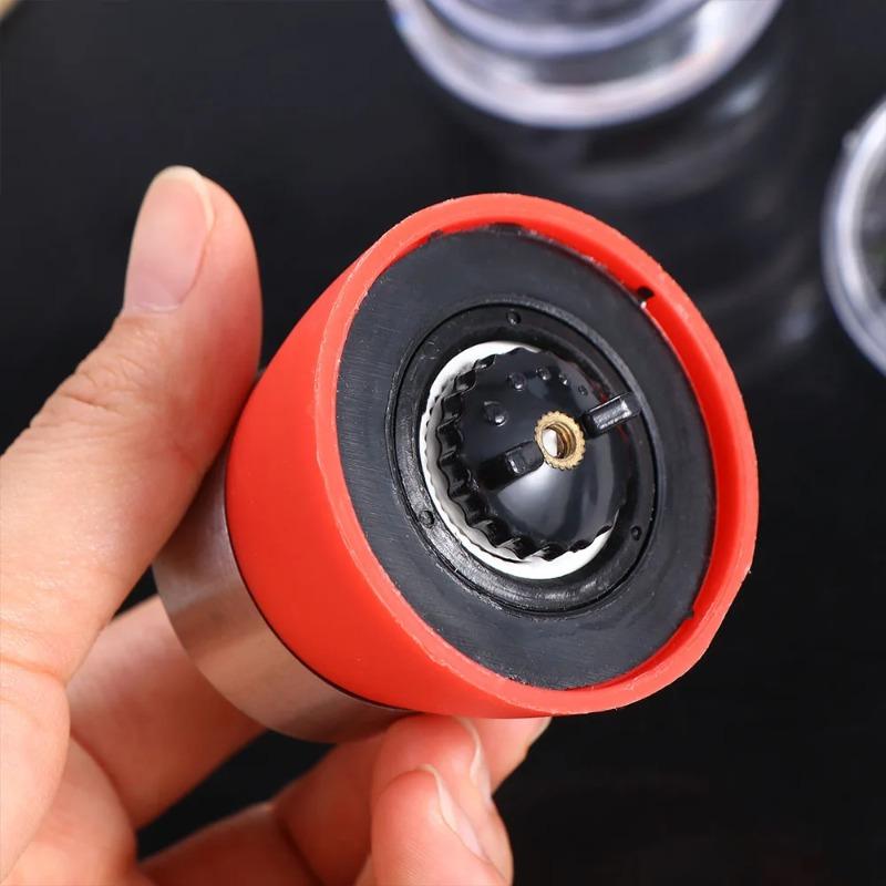 1PC Manual Salt Pepper Mill Grinder Seasoning Bottle Spice Grinding Containers Adjustable Mill Kitchen Gadgets