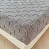 Coral Velvet Bedsheet Bedspread Milk Velvet Mattress Protective Cover Winter Plush Insulation Bedspread Single Queen King Size