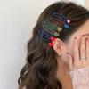 A Pair Cute Sweet Style Girls Hairpins Y2K Students Bangs Hair Clips  For Girls Women