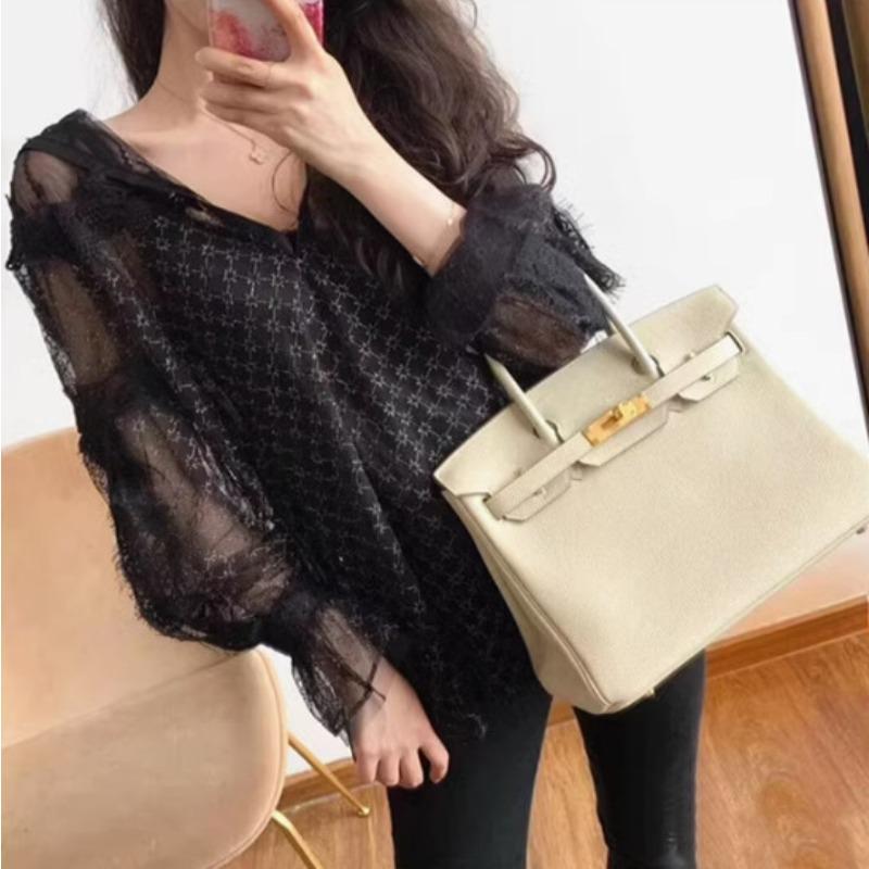 New High-end First-layer Cowhide Large-capacity Portable Shoulder Oblique Span Leather Women's Bag