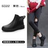 2025 Autumn and Winter Retro Leather Martin Boots British Versatile Platform-soled Chelsea Boots Thickened Warm Thick Heel Short Boots