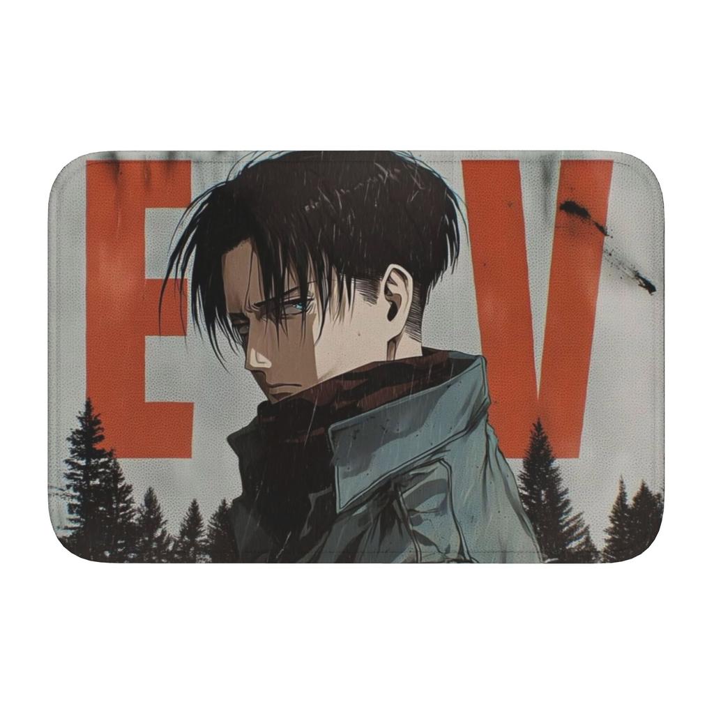 Attackes On Titan Front Door Mat Anti-Slip Indoor Welcome Waterproof  Doormat Living Room  Entrance Rug Carpet Footpad