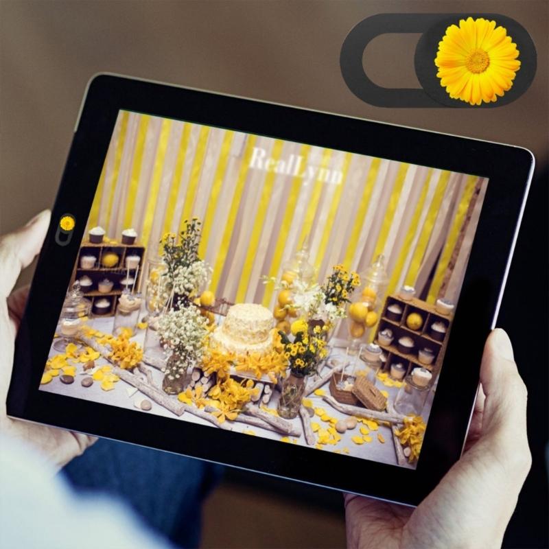 3pcs Cartoon Kitten Camera Cover Webcam Cover Slide Universal Web Camera Phone Camera Cover Protect Your Security