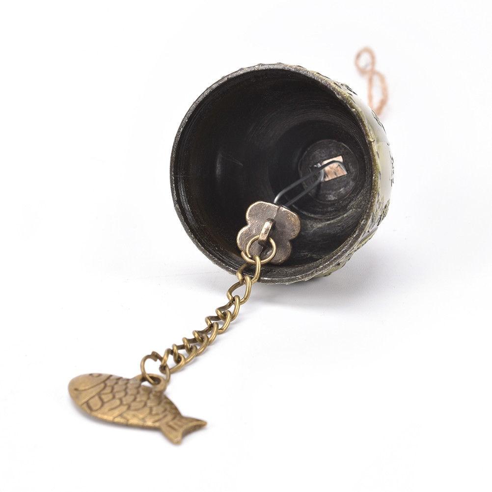 Bronze Wind Chime Bell living room Blessing Feng Shui Fortune Car Accessories
