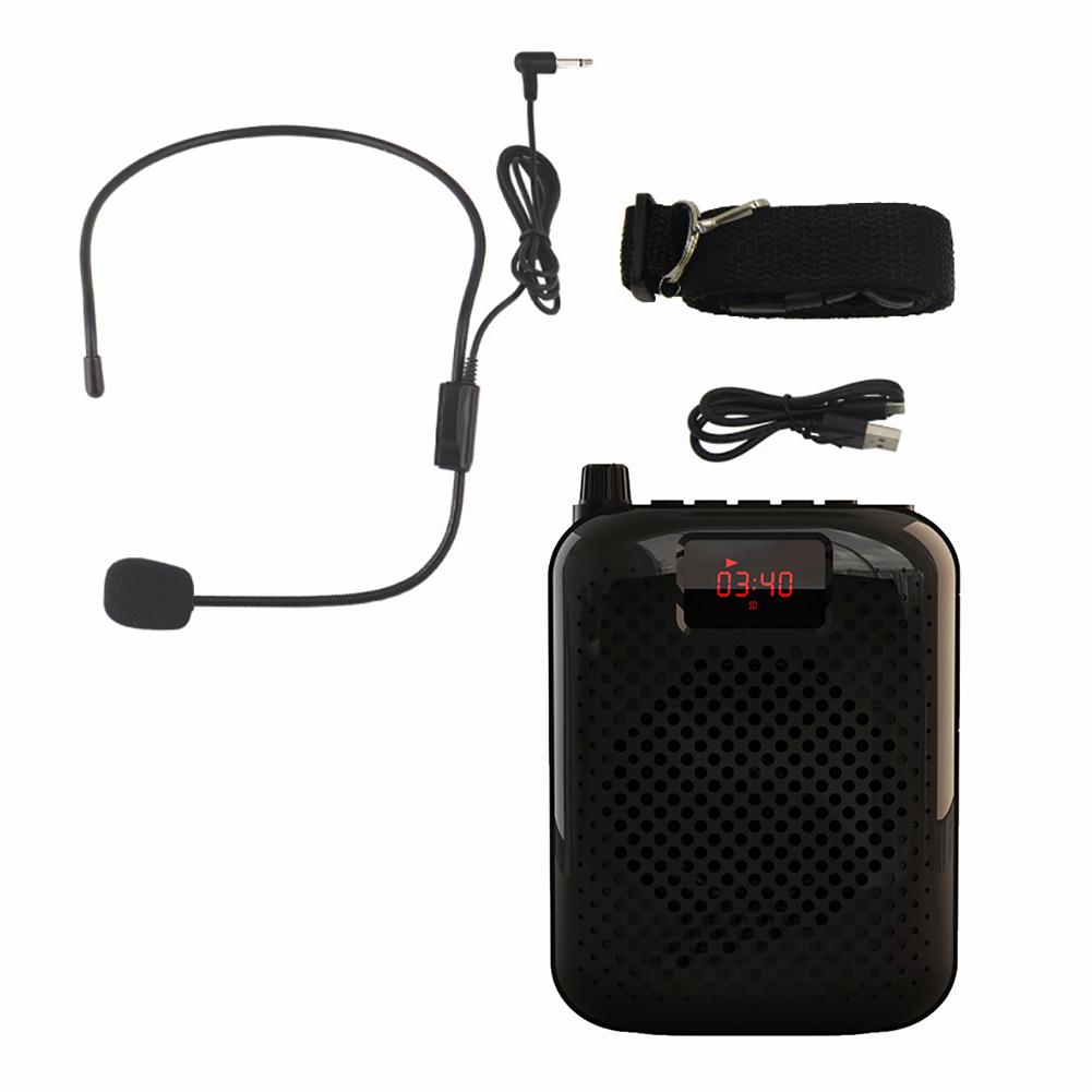 K500 Microphone Omnidirectional Voice Amplifier Loudspeaker Wired Microphone Belt Bluetooth Audio Speaker Multi Microphone Kits