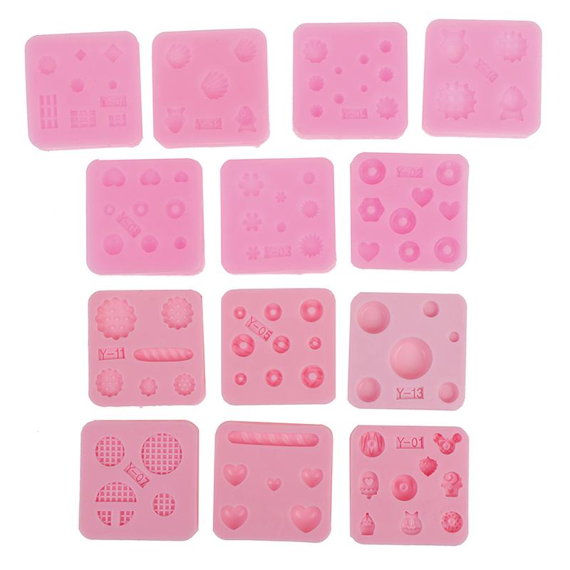 Stampo per Pietre Preziose Stampo in Silicone Cibo in Miniatura Dolci Ciondoli per Gioielli Lucidatura Epossidica