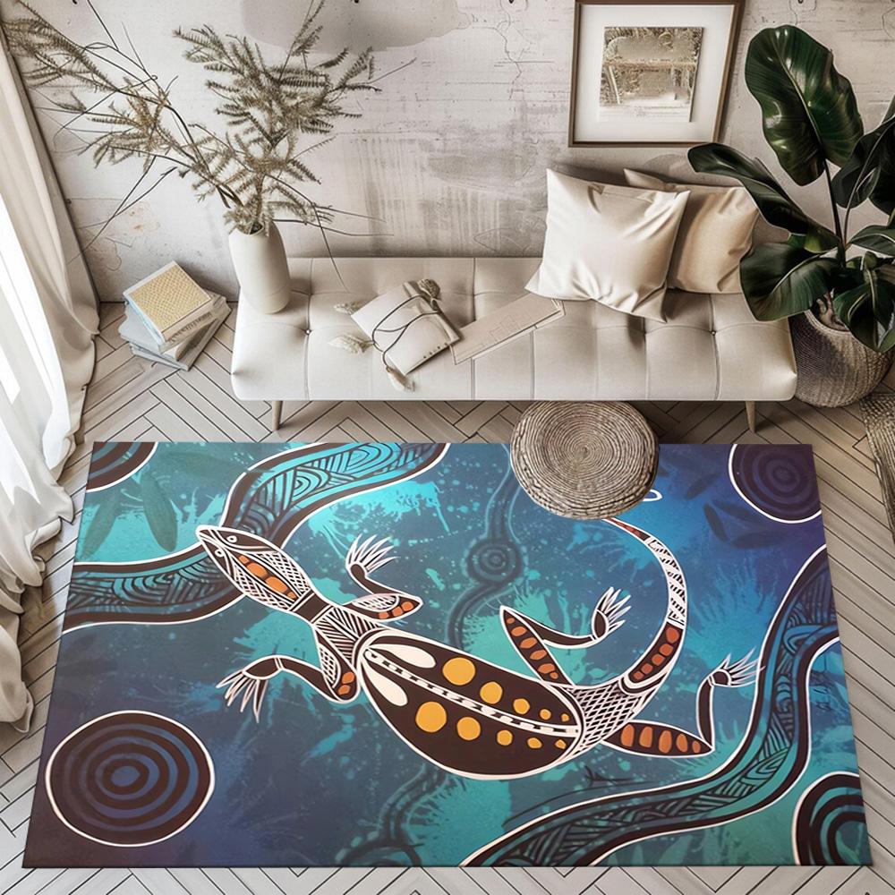 African Wildlife Celebration Floor Mats for Living Room, Bedroom and Room Decoration Are Suitable for Gifts.