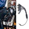 1 In 3/4/5/6 Out 3.5mm AUX Cord Male To Female Stereo AUX Converters Wire Splitter Cable 4-Section for Headphones