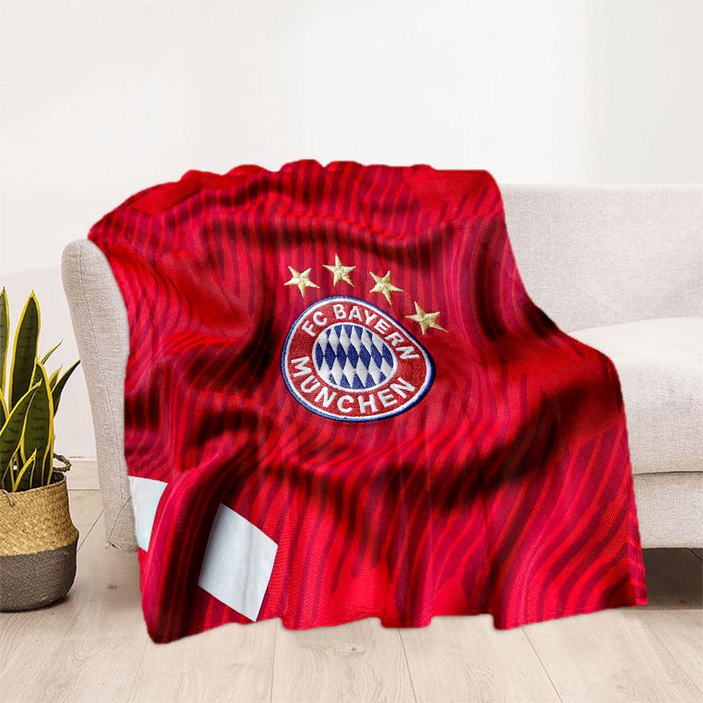 Fc Bayern Munich Blanket Ultrasoft Great For Chair Bedding Office Chair Four Seasons Multipurpose Modern Style Perfect Gift For Relatives And Friends