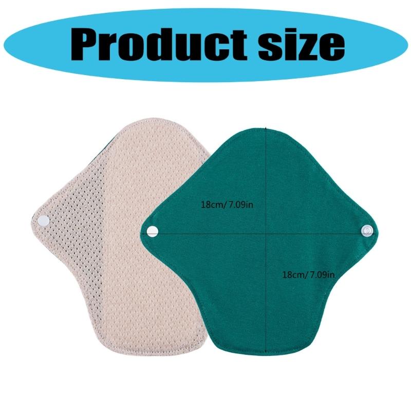 Reusable Washable Cloth Menstrual Pads/Panty Liners Super-Absorbent,Soft Comfortable Sanitary Pad for Womens Girls