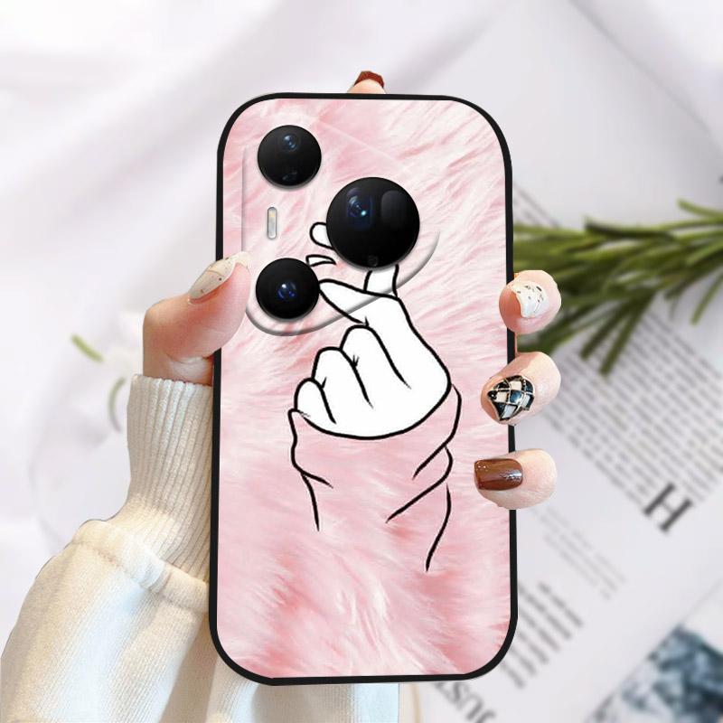 Phone Case For Huawei Pura 80 Ultra Pretty Stylish Painting Soft TPU Silicone Shockproof Cover For Huawei Pura80Ultra Fundas