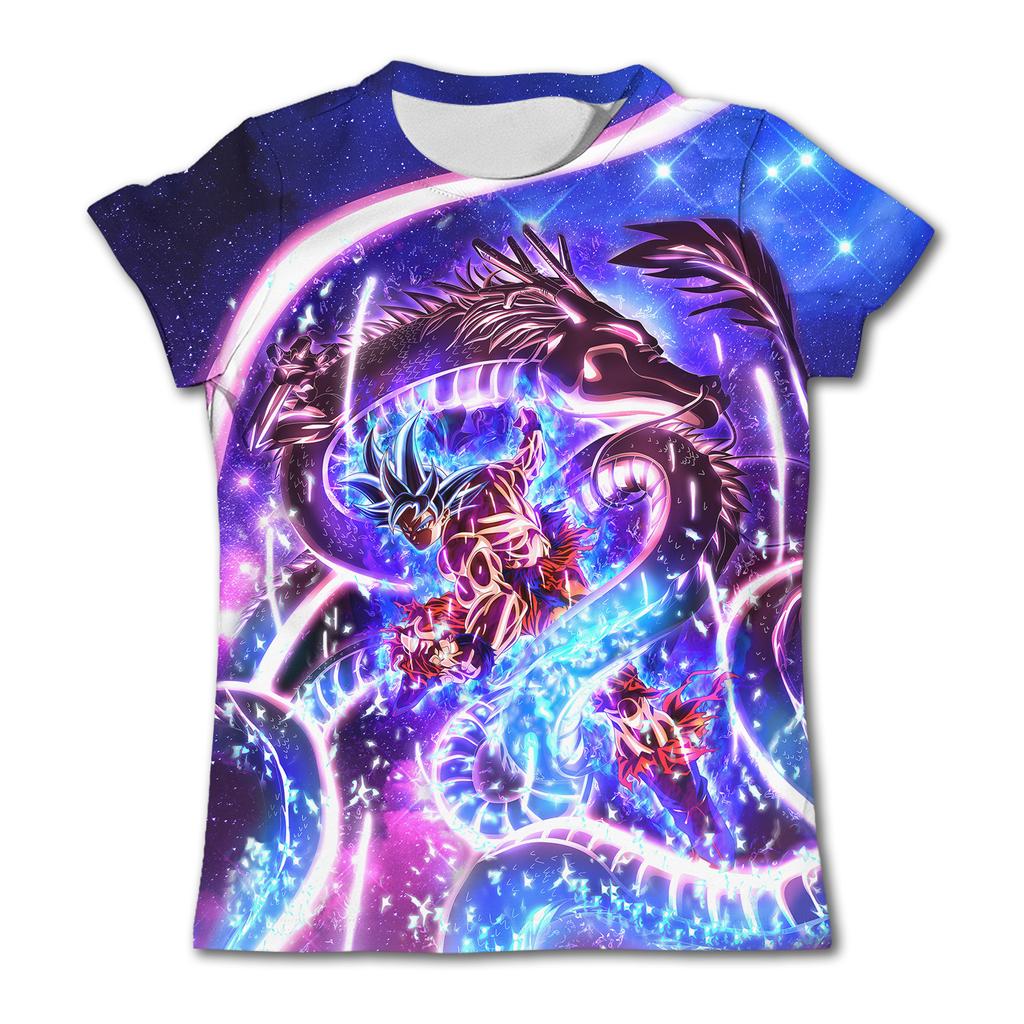 Maglietta Dragon Ball Magliette Anime Magliette Bambino Magliette Cartone Animato Goku Abbigliamento Uomo Top Bambino adulto Estiva Morbida Manica Corta
