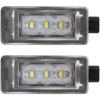 Citroen C5 III 2008- LED License Plate Lights 2 Pcs. Set