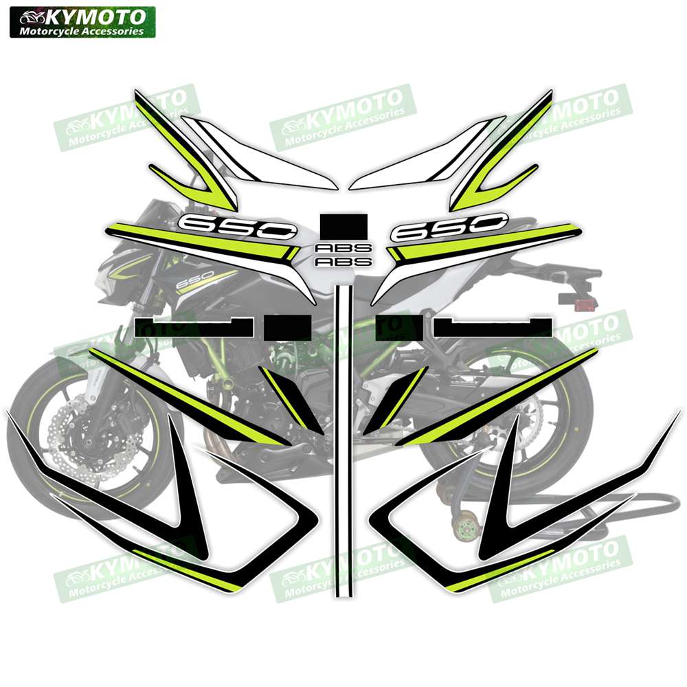 For Z650 ER650 Z 650 ER 650 motorcycle accessories stickers fairing decals modified full vehicle protection kit decoration