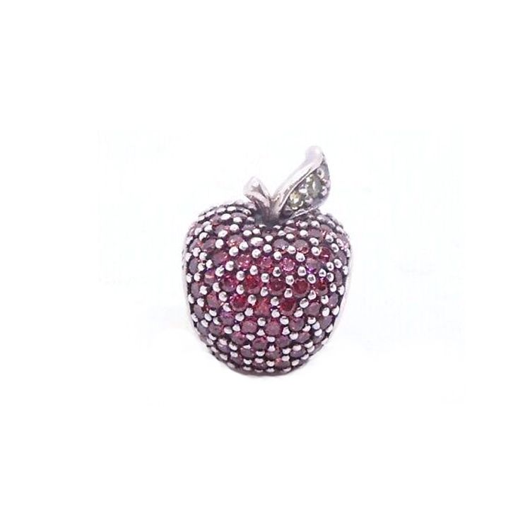 

Pandora World 15th Spring Red Zircon Apple Decoration Pendant Unisex pendant 791485CFR Red,F