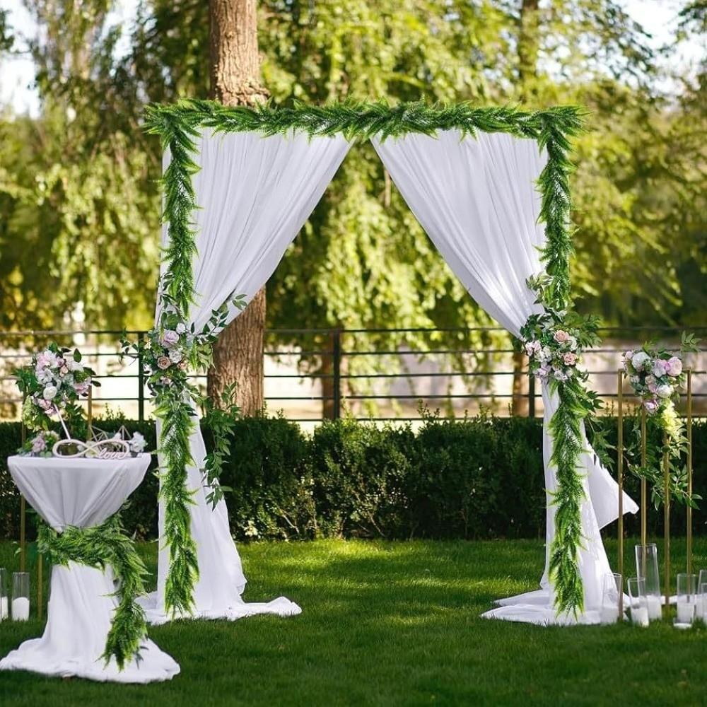 180CM Length Artificial Persian Fern Vines Plastic UV Resistant Hanging Ivy Vines Lifelike Realistic Texture Greenery Garland
