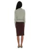 Partimento Woman Pwc Folding Waist Jersey Midi Skirt_Dark Brown