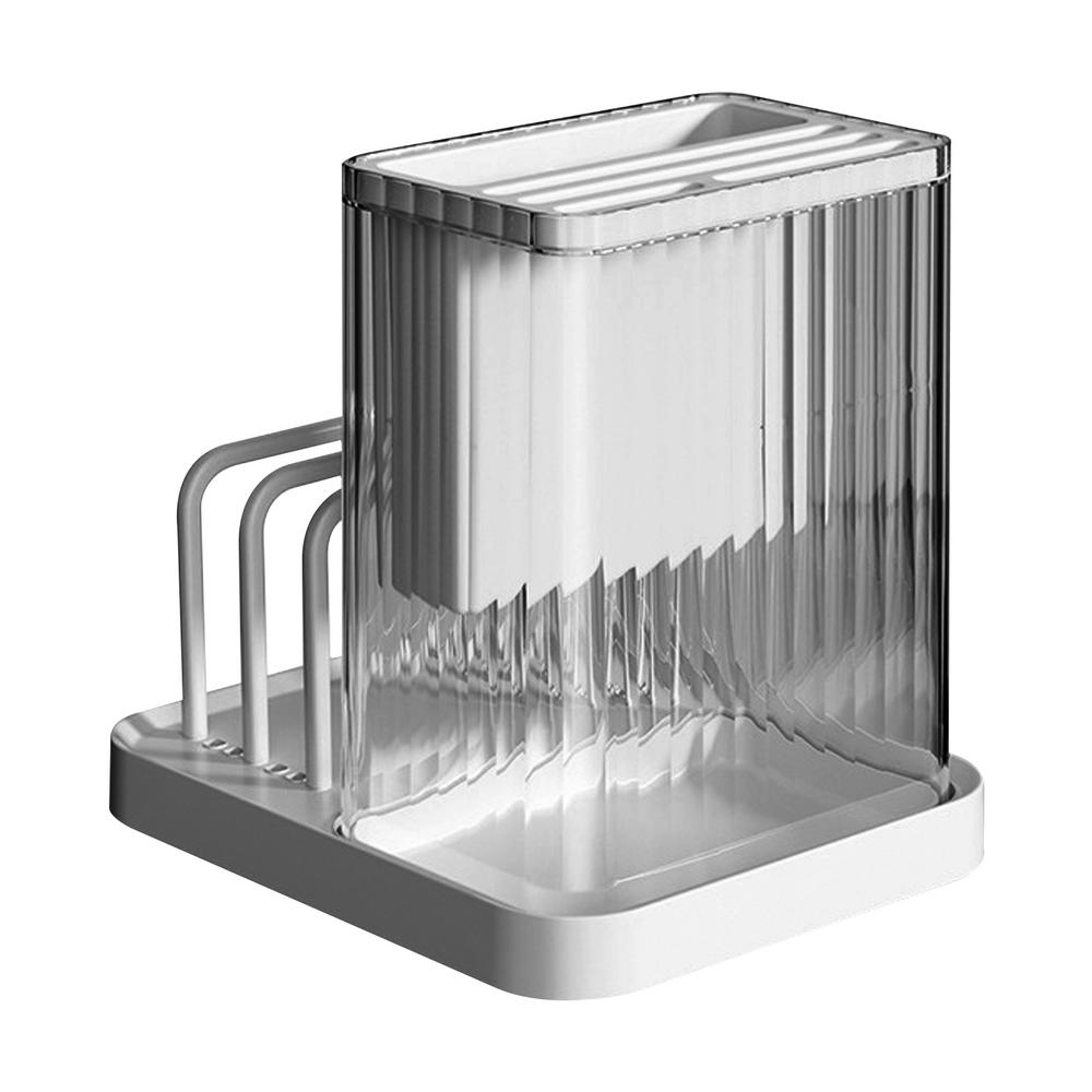 Cutter Block Holder Chopstick Holder Cutter Rack Household Organizing Rack Kitchen Storage Supplies Holds Spoon Pot Lid
