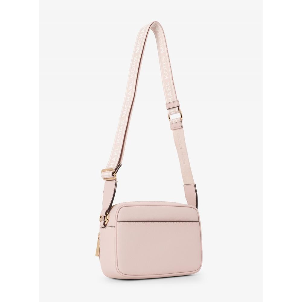 Michael Kors Jet Set Item Leather Crossbody With Tech Attach Medium 35s5gttc2l7278 Powder Blush