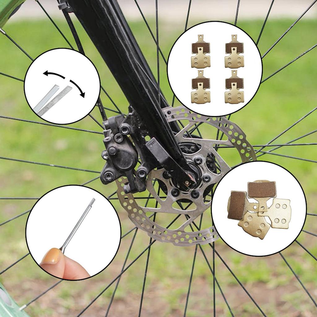 4 Pairs Brake Pads Bicycle Disc Black For MT2 For MT4