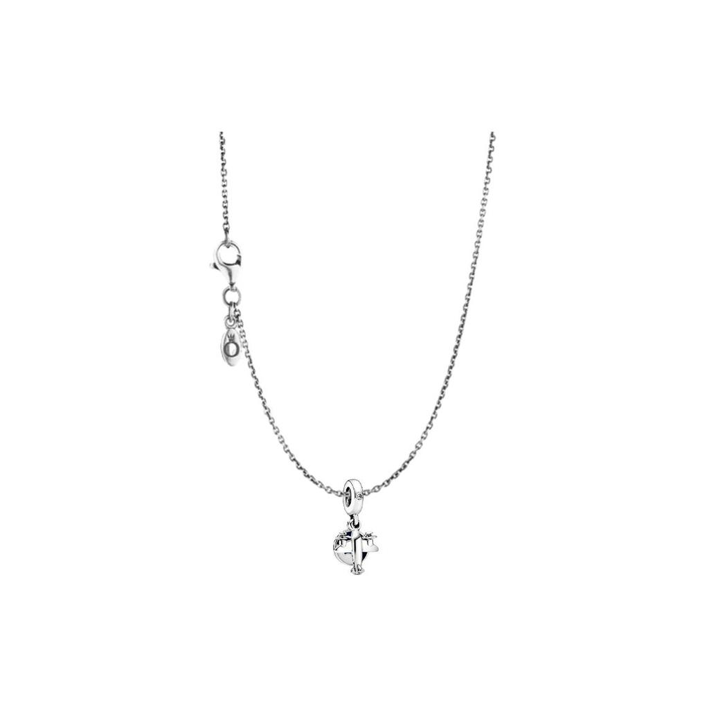 Pandora Propeller Airplane Charm Pendant Women jewelry Blue 798027CZ