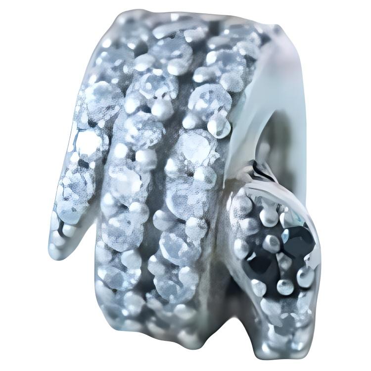 Pandora Shining Snake Ring With Cubic Zirconia Jewelry Accessories Unisex Jewelry Silver 791539CZ Box