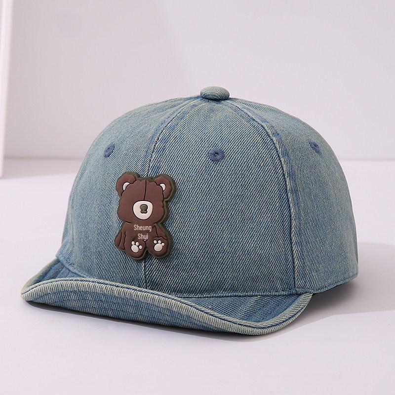 Casquette de Baseball en Jean Style Coréen INS pour Bébé - Chapeau à Visière Souple pour Garçons et Filles, Printemps/Automne