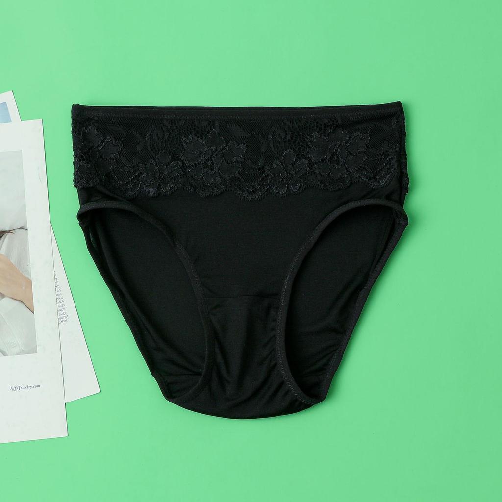 70g Pizzo 100% Seta di Gelso Intimo Triangolo Senza Cuciture a Vita Media - Sottile, Traspirante, Aderente ai Glutei Stile Estivo Donna
