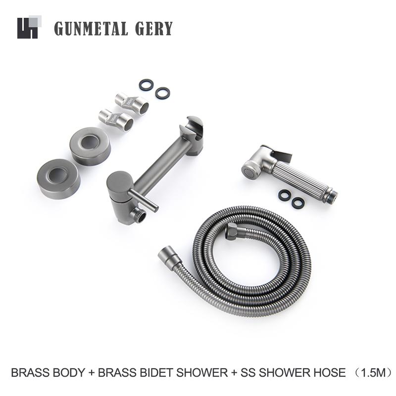 Brass Bidet Tap Faucet Washer Bathroom Muslim Shower Ducha Hygienic Cold Hot Water Mixer Toilet Bidet Crane Shower Shattaf Spray