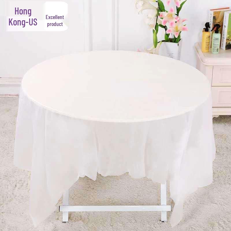 ZISIZ Thickened Disposable Plastic Tablecloth
