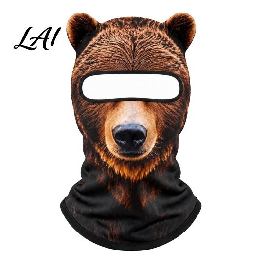 Outdoor Sports Headwear for Winter Velvet Funny Face Mask Full Protection Warm Windproof Balaclava Balaclava Men Women Breathable Skin Friendly Head